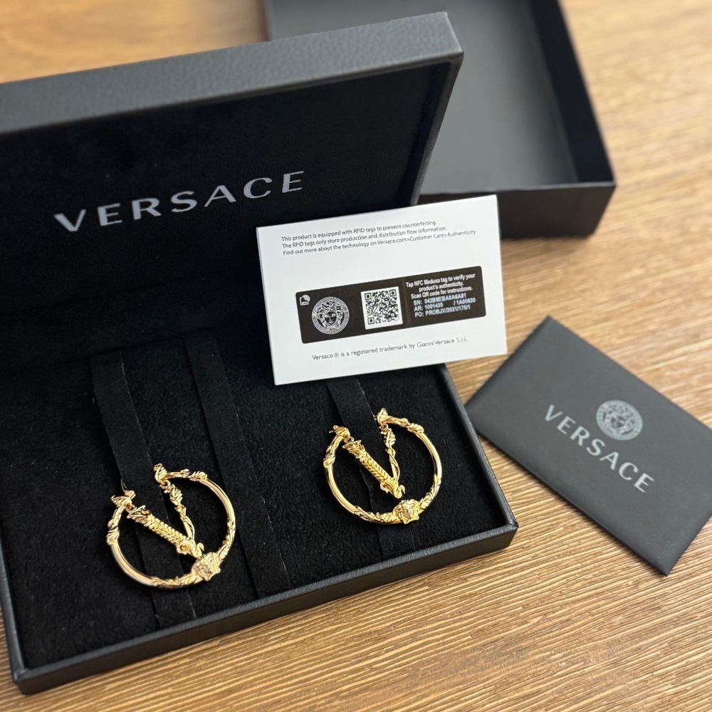 Versace earrings
